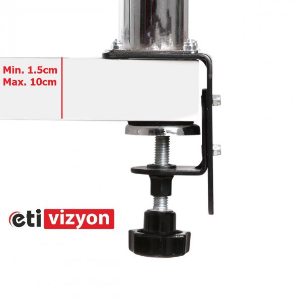 Etivizyon DM-03 Masa Üstü Monitör Askı Aparatı 22"-32" - 4