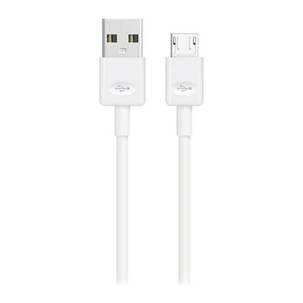 Hytech 1 Metre 2.1 Amper Micro Usb Beyaz Şarj Kablosu