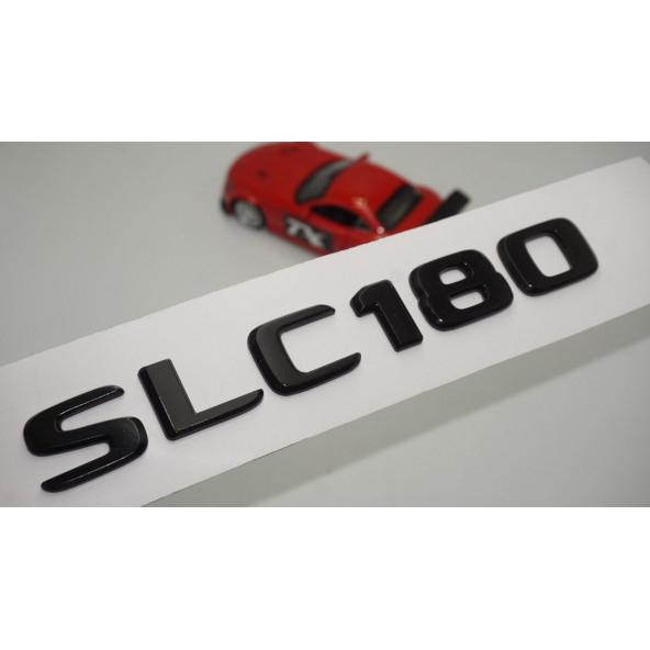 SLC 180 Bagaj Parlak Siyah ABS 3M 3D Yazı Logo