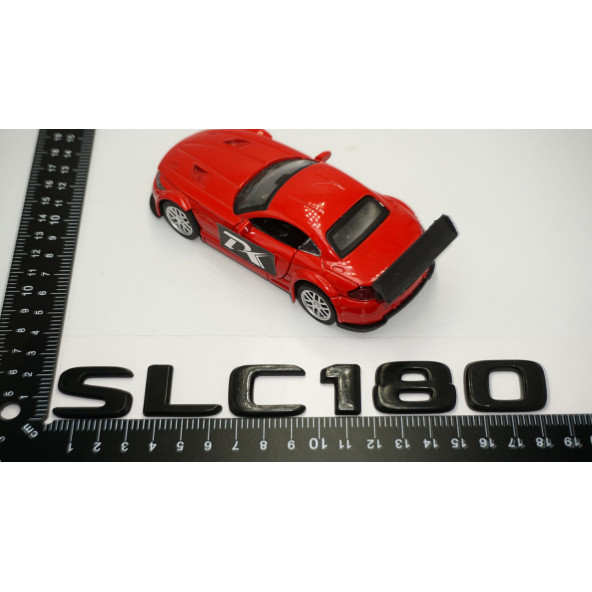 SLC 180 Bagaj Parlak Siyah ABS 3M 3D Yazı Logo - 5