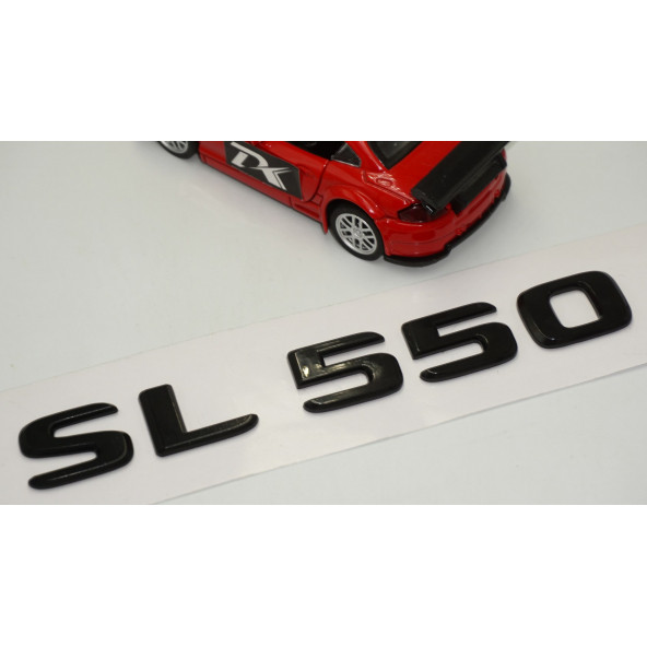 SL 550 Bagaj Parlak Siyah ABS 3M 3D Yazı Logo - Resim 3