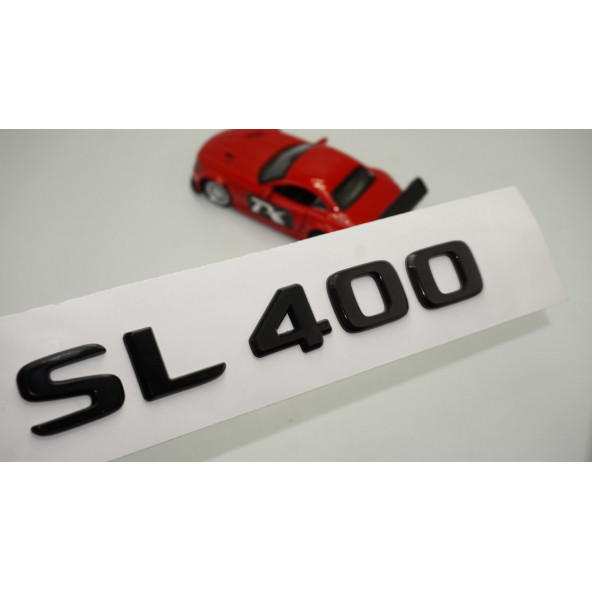 SL 400 Bagaj Parlak Siyah ABS 3M 3D Yazı Logo