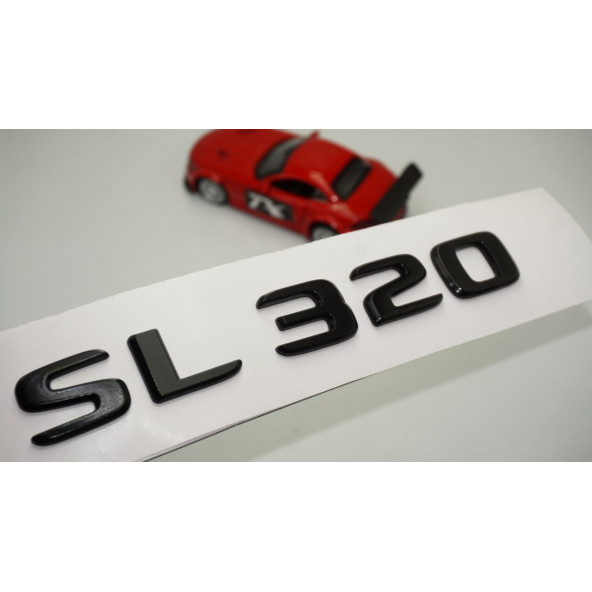 SL 320 Bagaj Parlak Siyah ABS 3M 3D Yazı Logo