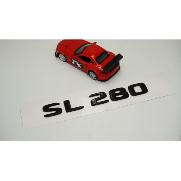 SL 280 Bagaj Parlak Siyah ABS 3M 3D Yazı Logo - Resim 2