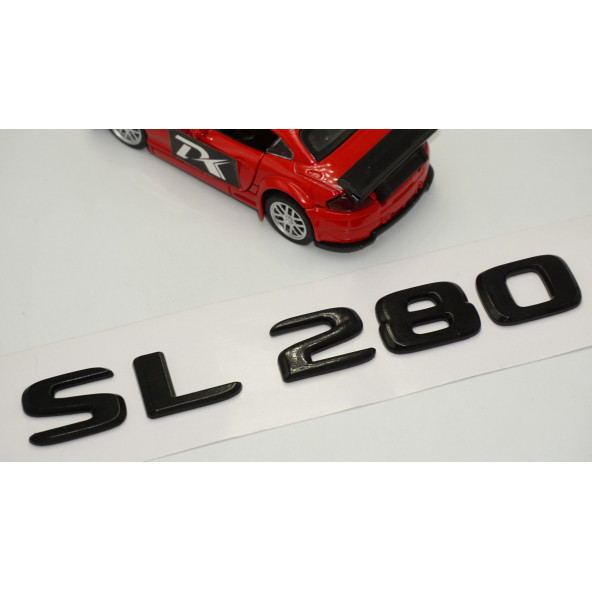 SL 280 Bagaj Parlak Siyah ABS 3M 3D Yazı Logo - Resim 3