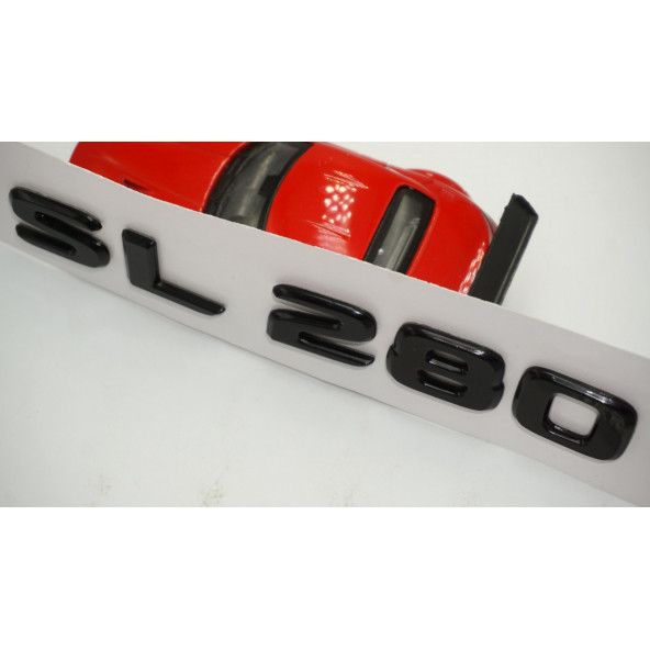 SL 280 Bagaj Parlak Siyah ABS 3M 3D Yazı Logo - Resim 4