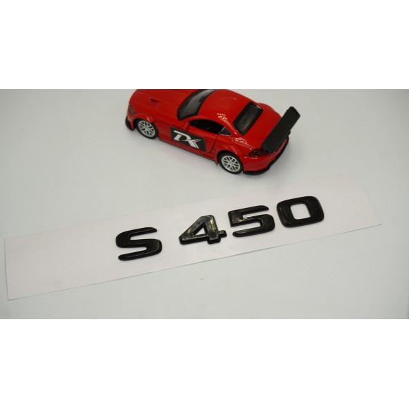 S 450 Bagaj Parlak Siyah ABS 3M 3D Yazı Logo - 2