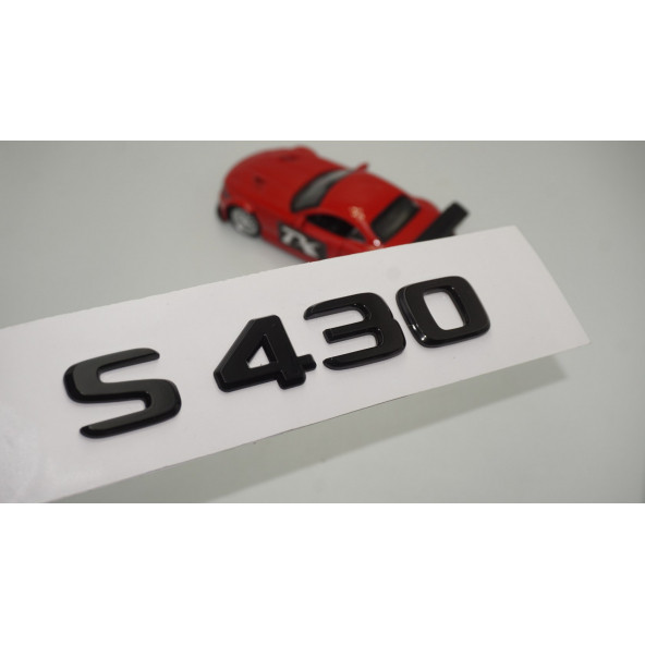 S 430 Bagaj Parlak Siyah ABS 3M 3D Yazı Logo