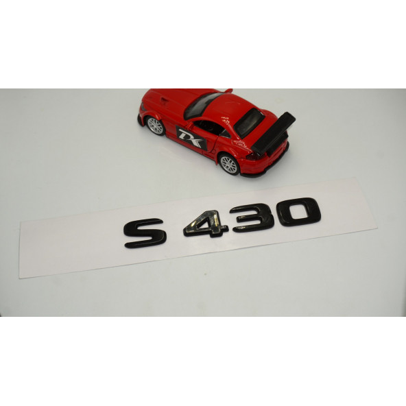 S 430 Bagaj Parlak Siyah ABS 3M 3D Yazı Logo - 2