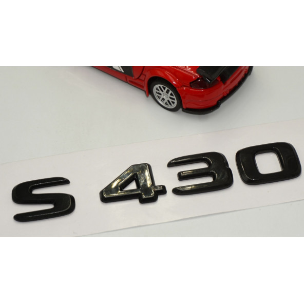 S 430 Bagaj Parlak Siyah ABS 3M 3D Yazı Logo - 3