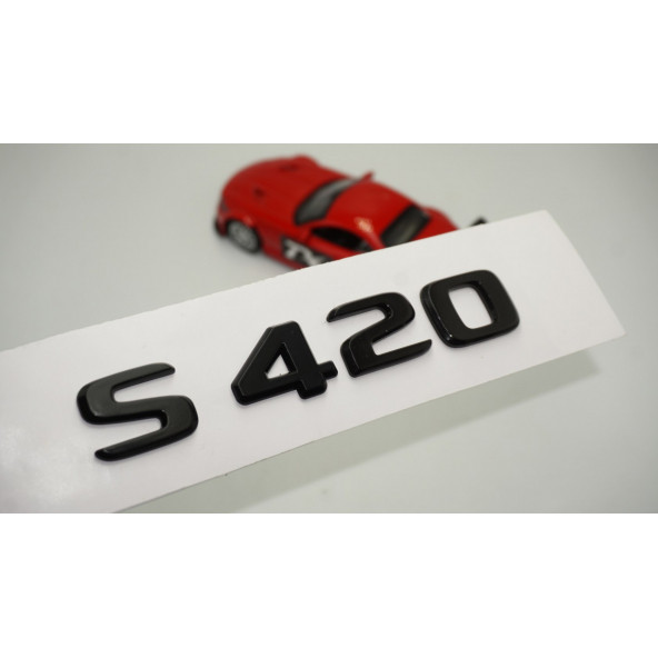 S 420 Bagaj Parlak Siyah ABS 3M 3D Yazı Logo ürün görseli 1