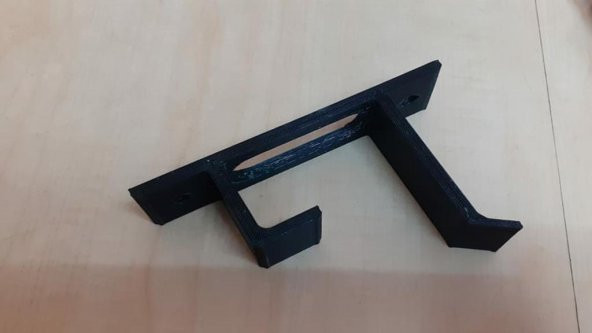 Basit Kulaklık Standı - Duvara Monte Edilebilir Plastik Aparat - 2