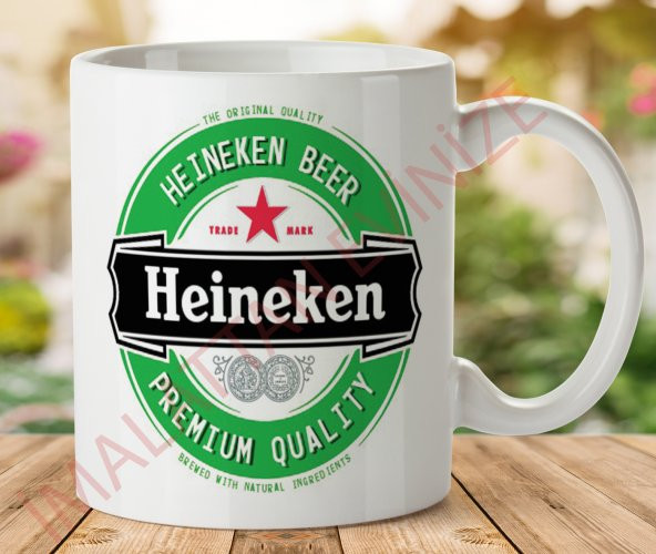 HEİNEKEN BİRA İki Tarafı Baskılı Kupa Bardak