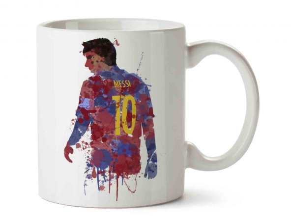 Messi 10 Numara Barcelona Kupa Bardak