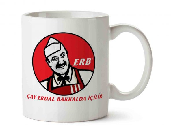 Çay Erdal Bakkalda İçilir Erdal Bakkal Kupa Bardak