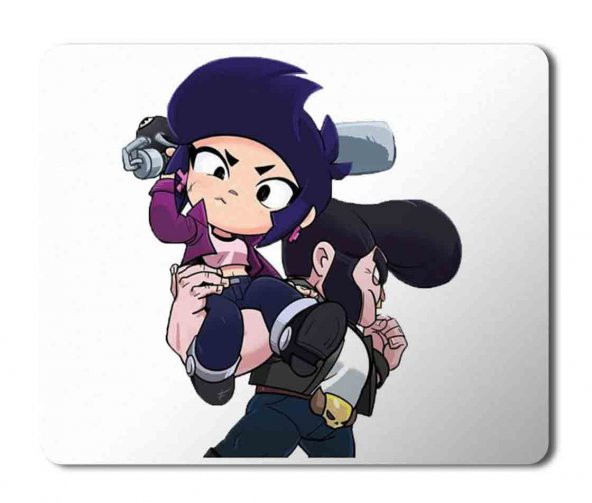 Brawl Stars Bibi and Bull Mouse Pad Mousepad