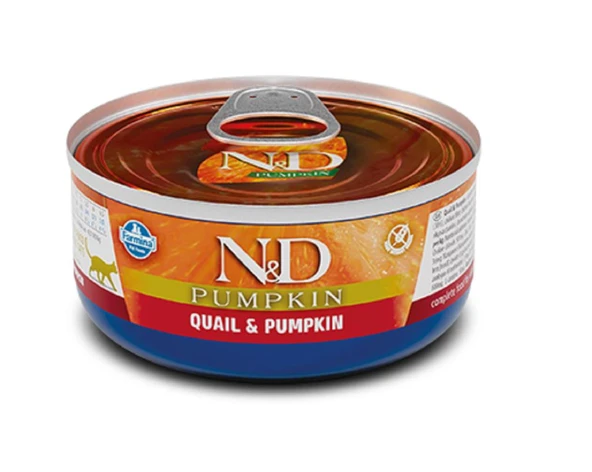 ND Balkabaklı Bıldırcınlı Kedi Konserve 70 Gr ürün görseli 1