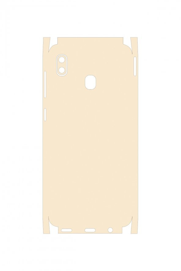 Samsung Galaxy A20 Telefon Kaplaması Full Cover 3M Sticker Kaplama