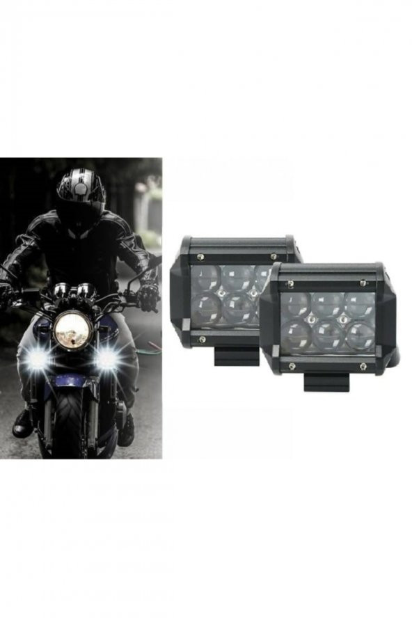 GPR Motosiklet Sis Farı 18 Watt 2 Li Set ürün görseli