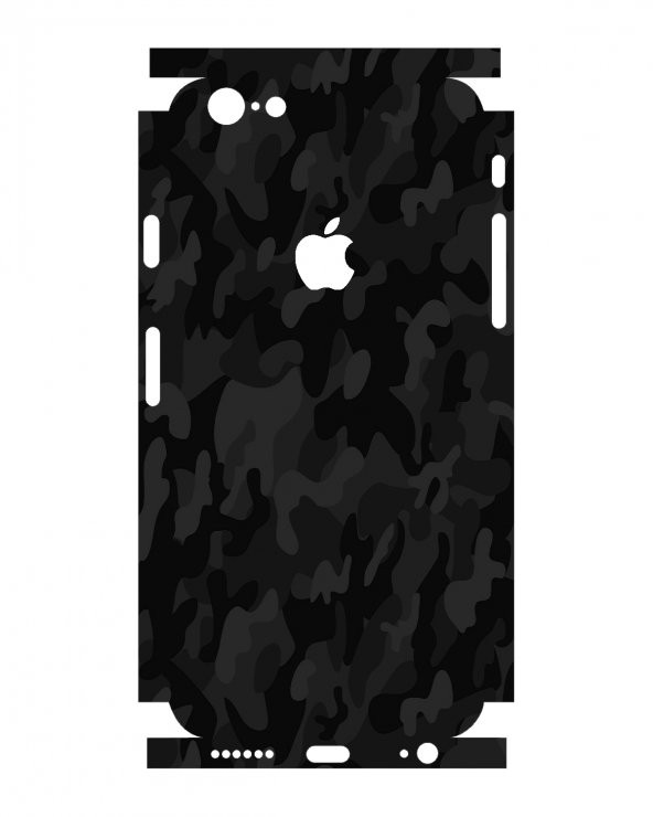 Apple iPhone 8 Kamuflaj Telefon Kaplaması Full Cover 3M Sticker Kaplama