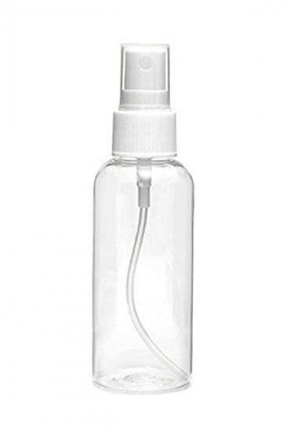 Dezenfektan Kolonya Parfüm Makyaj Temizleme Boş Sprey Başlıklı Şişe 4 Adet 100 ml