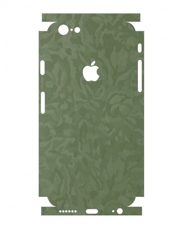 Apple iPhone 7 Kamuflaj Telefon Kaplaması Full Cover 3M Sticker Kaplama
