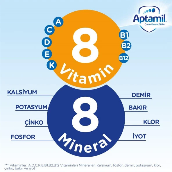 Aptamil Devam Sütü 1 Numara 1200 Gr - 5