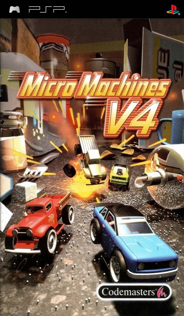 Micro Machines V4 PSP Oyun PSP UMD Oyun Kutusuz