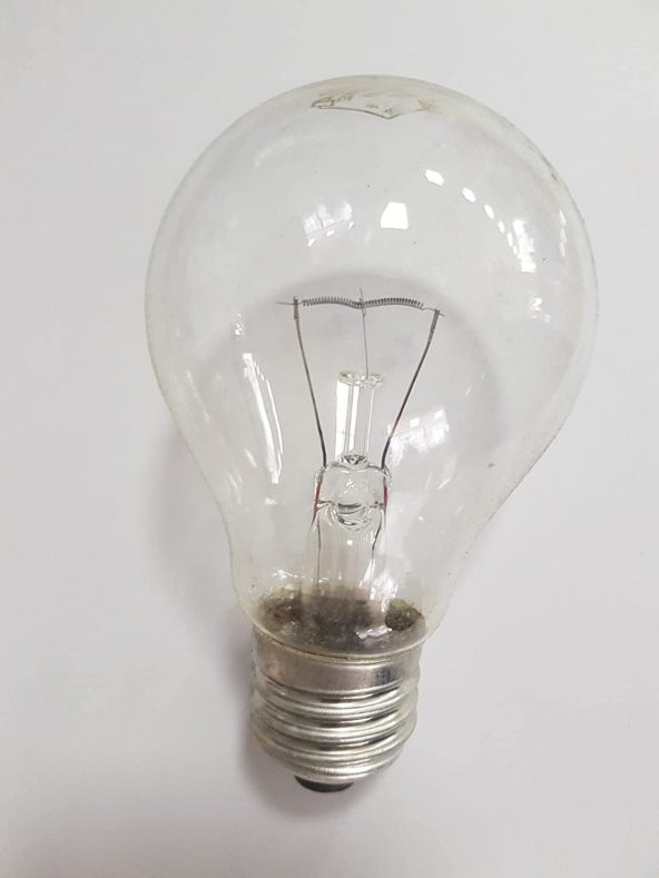 120-130V (EVDE KULLANILMAZ) 100W ŞEFFAF NORMAL TESLA