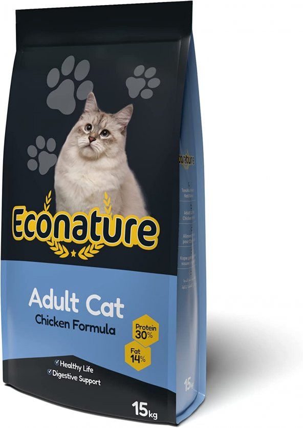 Econature Yetişkin Kedi Maması, Tavuklu, 15 kg - 3