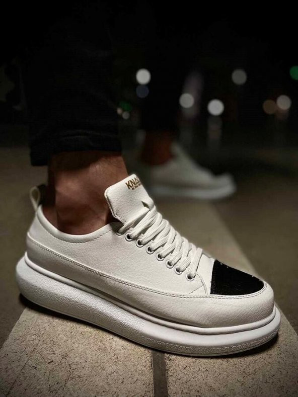 Pabucmarketi Sneakers Ayakkabı Spor Erkek Beyaz