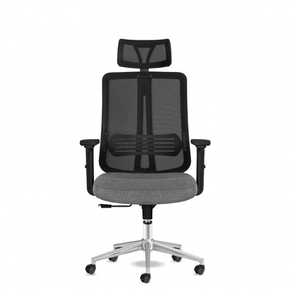 Calitte Yönetici Çalışma Koltuğu  Spark Başlıklı  Siyah Krom - 2