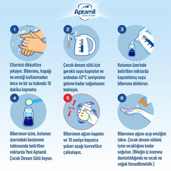 Aptamil Devam Sütü 2 Numara 1200 Gr 4 Lü Paket - 2