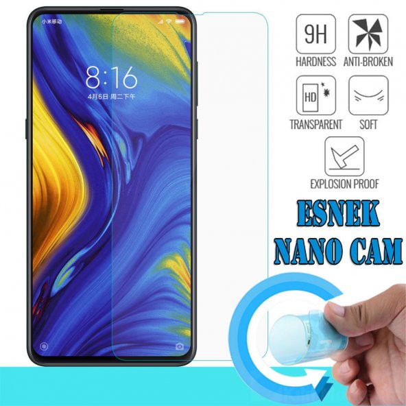Xiaomi Mi Mix 3 Kılıf Antişok Karbon Silikon Kapak + Nano Cam - 8