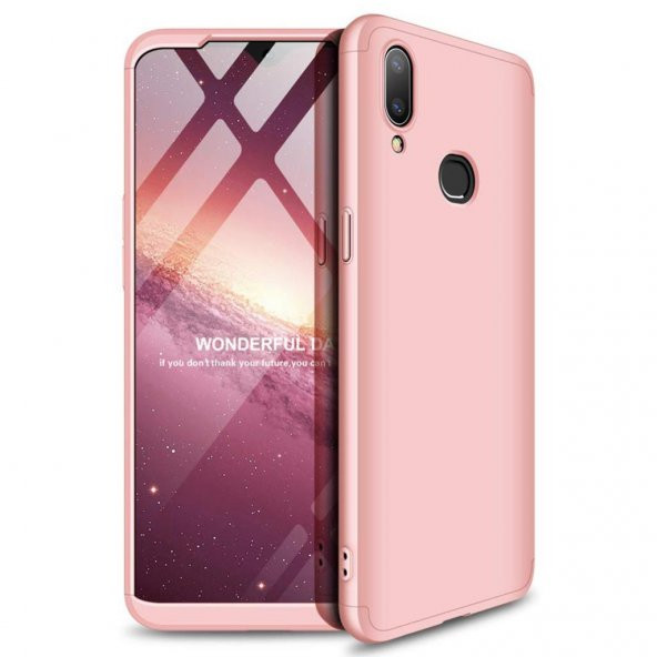Samsung Galaxy A10S Kılıf Zore Tam Koruma 3 Parça Ays Kapak - 8