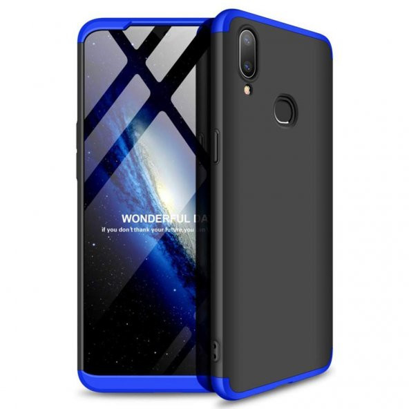Samsung Galaxy A10S Kılıf Zore Tam Koruma 3 Parça Ays Kapak - 12