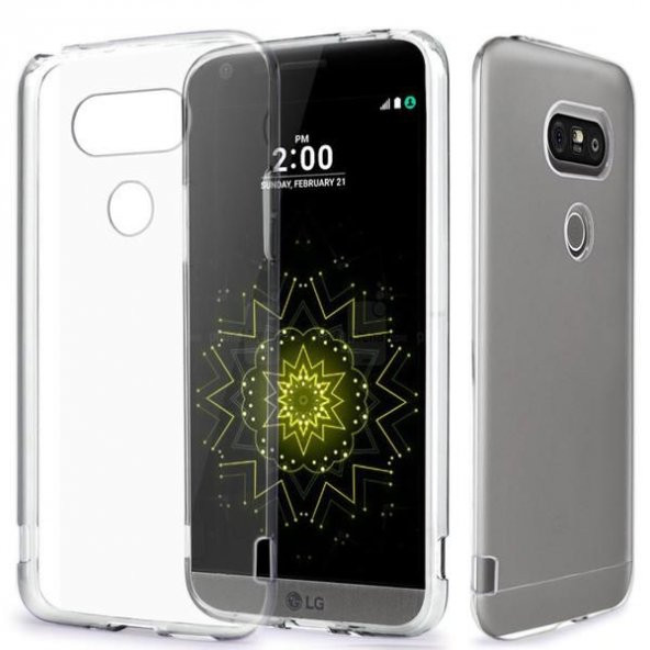 LG G5 İnce Şeffaf Hayalet Silikon Kılıf