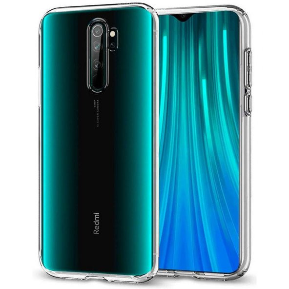Xiaomi Redmi Note 8 Pro Kılıf Şeffaf Silikon Kılıf Kamera Korumalı - 3