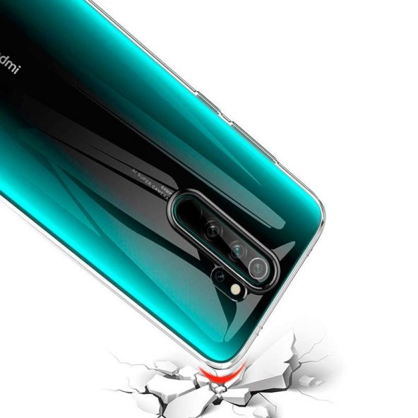 Xiaomi Redmi Note 8 Pro Kılıf Şeffaf Silikon Kılıf Kamera Korumalı - 4
