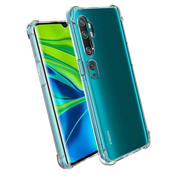 Xiaomi Mi Note 10 Kılıf Zore Antişok Kenar Korumalı Silikon Kapak - 3