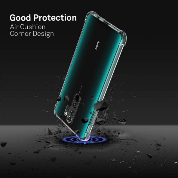 Redmi Note 8 Pro Kılıf Zore Anti Shock Kenar Korumalı Silikon Kapak - 9