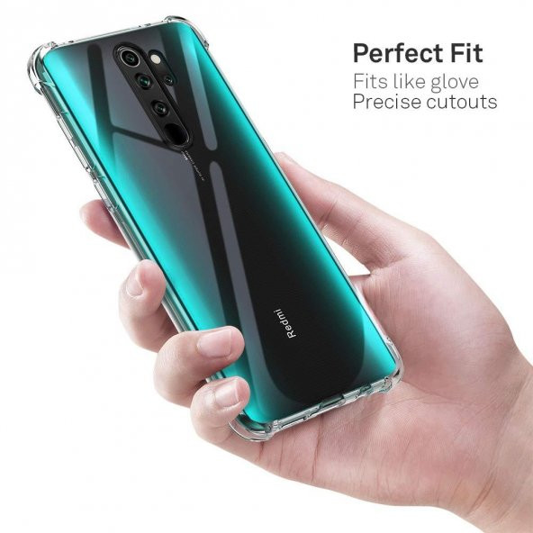 Redmi Note 8 Pro Kılıf Zore Anti Shock Kenar Korumalı Silikon Kapak - 10