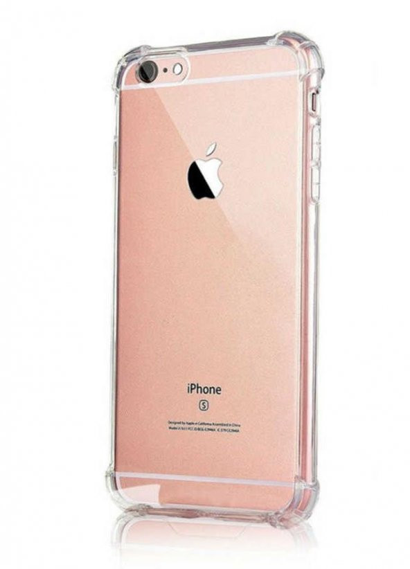 Apple iPhone 6S Plus Kılıf Zore Nitro Anti Shock Kenar Korumalı Silikon Kapak