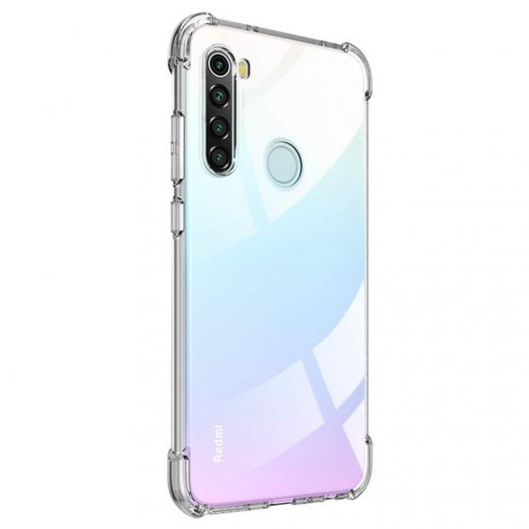 Redmi Note 8 Kılıf Zore Anti Shock Kenar Korumalı Silikon Kapak - 4