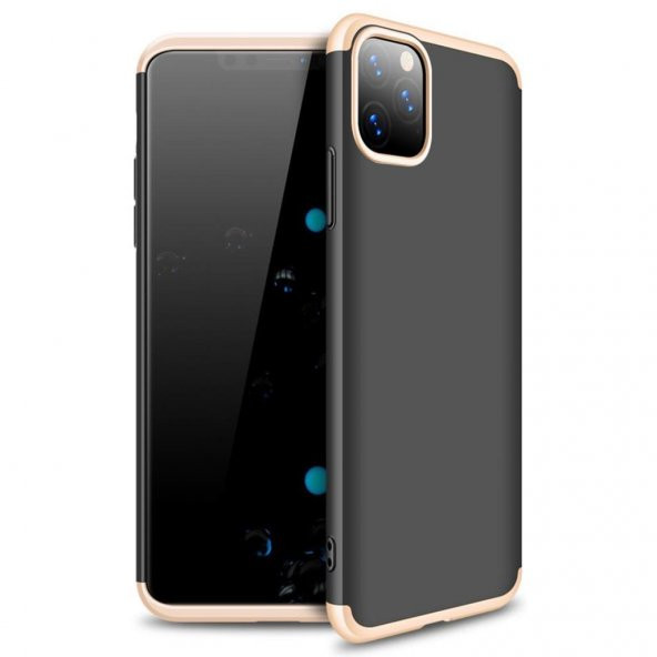 Apple iPhone 11 Pro Max Kılıf Zore Tam Koruma 3 Parça Ays Kapak - 10
