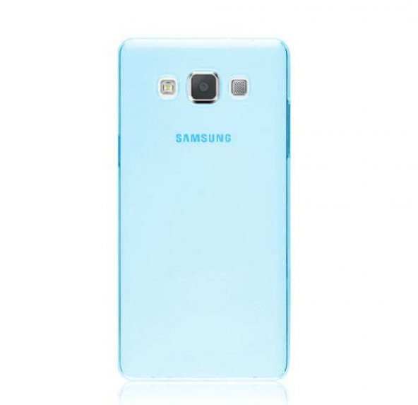 Samsung Galaxy A3 2015 Kılıf Şeffaf Silikon Kılıf + Cam - 8