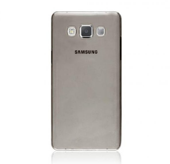 Samsung Galaxy A3 2015 Kılıf Şeffaf Silikon Kılıf + Cam - 9
