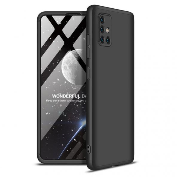 Samsung Galaxy A51 Kılıf Zore Tam Koruma 3 Parça Ays Kapak - 7