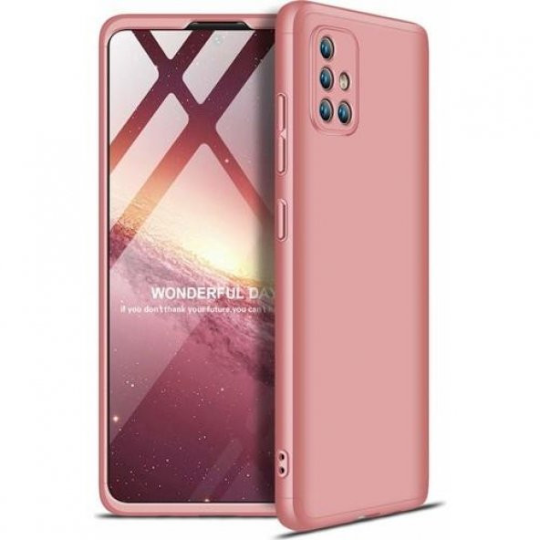 Samsung Galaxy A51 Kılıf Zore Tam Koruma 3 Parça Ays Kapak - 11