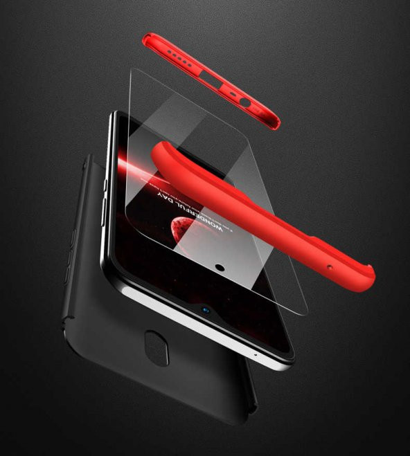 Xiaomi Redmi 8A Kılıf Zore Tam Koruma 3 Parça Ays Kapak - 7